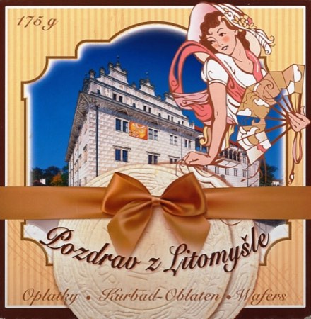 Oplatky pozdrav z Litomyšle